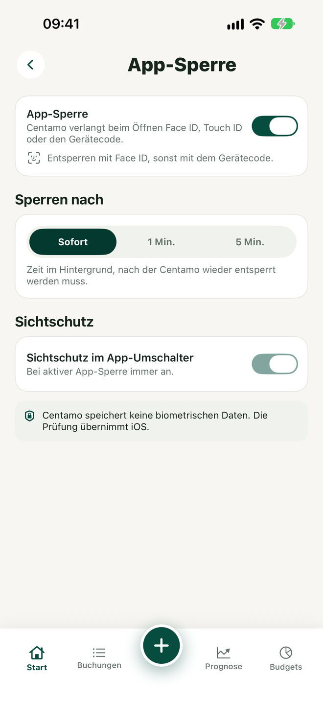 App-Sperre